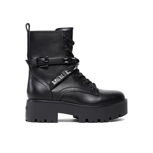 Trapery Guess FL8VDA ELE10 Czarny ze sklepu eobuwie.pl w kategorii Workery damskie - zdjęcie 182027609