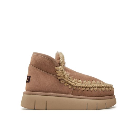 Śniegowce Mou Eskimo Bounce Sneaker FW531009A Beżowy ze sklepu eobuwie.pl w kategorii Śniegowce damskie - zdjęcie 182027685