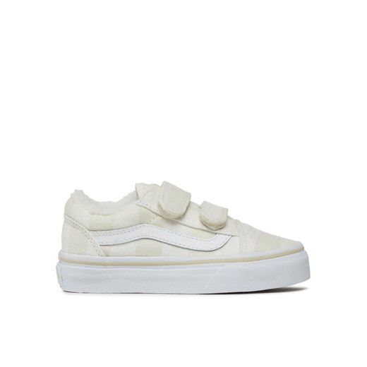 Tenisówki Vans Uy Old Skool V VN000VHEBPH1 Écru ze sklepu eobuwie.pl w kategorii Trampki dziecięce - zdjęcie 182027748
