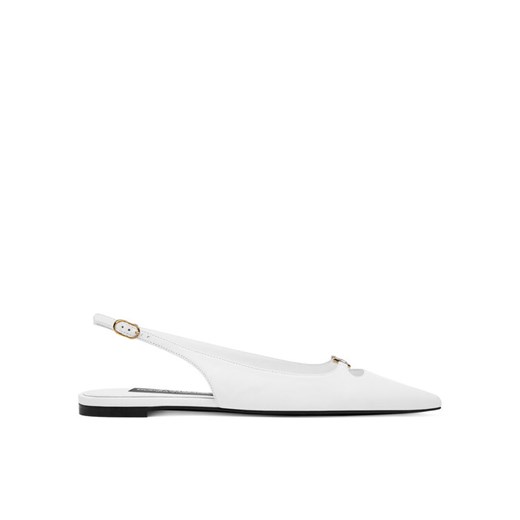 Sandały Dolce&Gabbana CG0795 A1953 Biały ze sklepu eobuwie.pl w kategorii Balerinki - zdjęcie 182027777