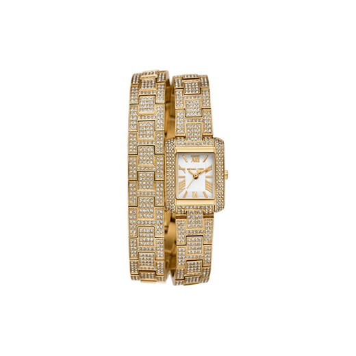 Zegarek Michael Kors Emery MK4835 Złoty ze sklepu eobuwie.pl w kategorii Zegarki - zdjęcie 182027797