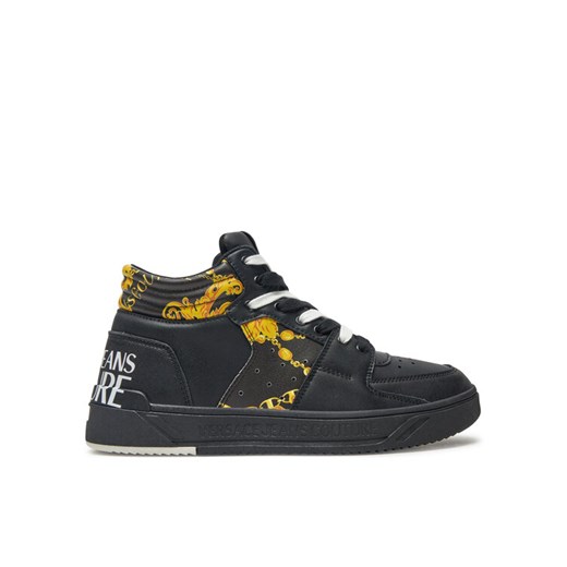 Sneakersy Versace Jeans Couture 77YA3SJ7 Czarny ze sklepu eobuwie.pl w kategorii Buty sportowe męskie - zdjęcie 182027798
