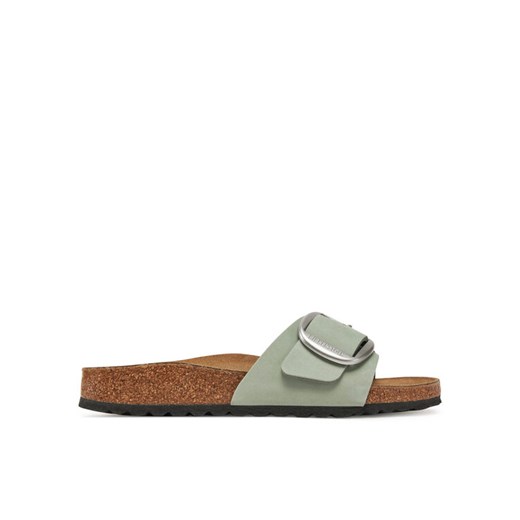 Klapki Birkenstock Madrid Big Buckle 1029293 Zielony ze sklepu eobuwie.pl w kategorii Klapki damskie - zdjęcie 182027819