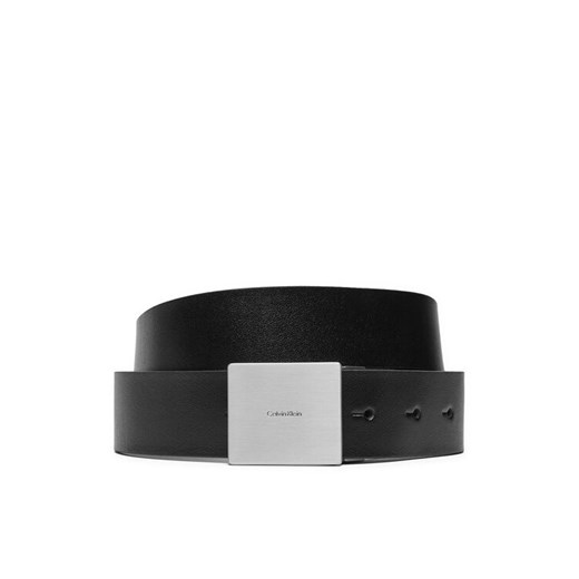 Pasek Męski Calvin Klein Adj Casual Plaque 35mm K50K512660 Czarny ze sklepu eobuwie.pl w kategorii Paski męskie - zdjęcie 182027849