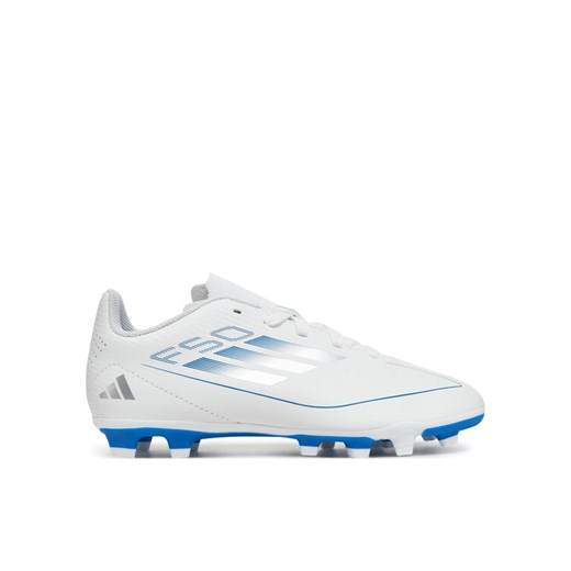 Buty do piłki nożnej adidas F50 Club Firm/Multi-Ground IE1310 Biały ze sklepu eobuwie.pl w kategorii Buty sportowe dziecięce - zdjęcie 182027938