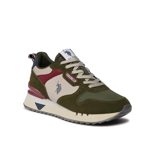 Sneakersy U.S. Polo Assn. BUZZY001A Zielony ze sklepu eobuwie.pl w kategorii Buty sportowe męskie - zdjęcie 182027967