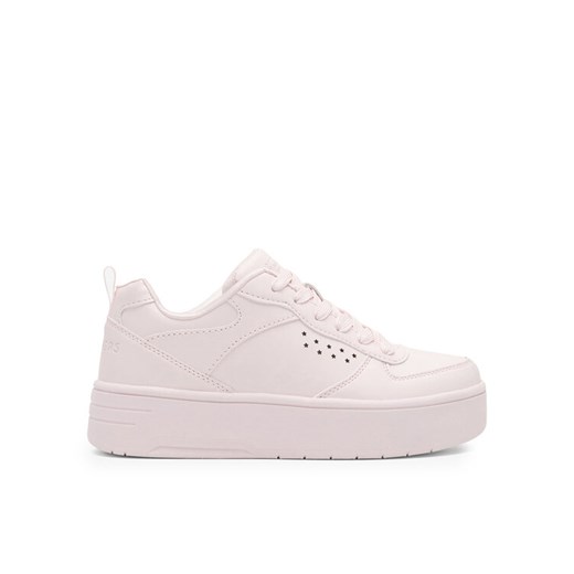 Sneakersy Skechers COURT HIGH 310197L LTPK Różowy ze sklepu eobuwie.pl w kategorii Buty sportowe dziecięce - zdjęcie 182028008
