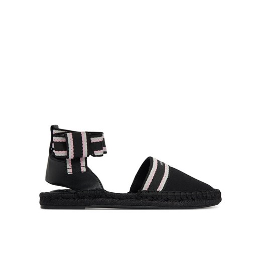Espadryle Armani Exchange XDS006 XV923 00002 Czarny ze sklepu eobuwie.pl w kategorii Espadryle damskie - zdjęcie 182028046