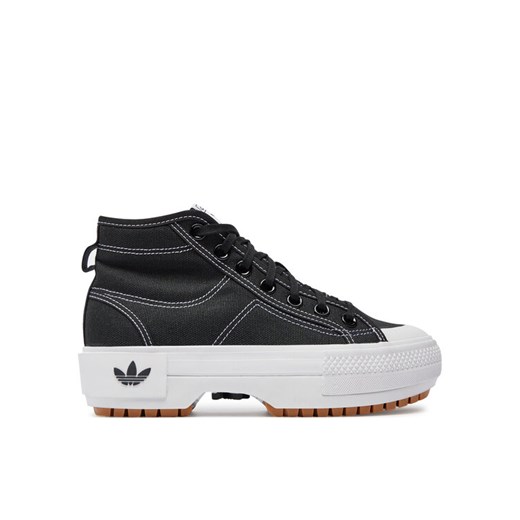 Sneakersy adidas Nizza Trek W GZ8857 Czarny ze sklepu eobuwie.pl w kategorii Buty sportowe damskie - zdjęcie 182028058