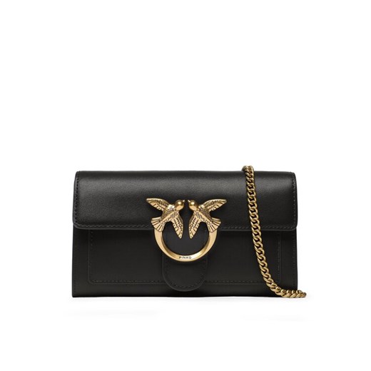 Torebka Pinko Love One Wallet C PE 23 PLTT 100062 A0F1 Czarny ze sklepu eobuwie.pl w kategorii Kopertówki - zdjęcie 182028087