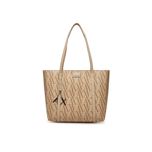 Torebka Armani Exchange XW001199 AF15325 F8035 Beżowy ze sklepu eobuwie.pl w kategorii Torby Shopper bag - zdjęcie 182028287