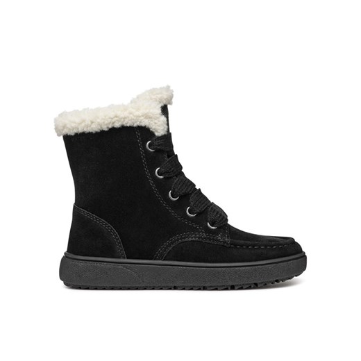 Kozaki Geox J Theleven Girl Wpf J46HYC 00022 C9999 M Czarny ze sklepu eobuwie.pl w kategorii Buty zimowe dziecięce - zdjęcie 182028316