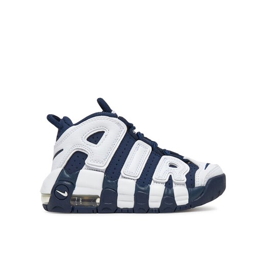 Sneakersy Nike Air More Uptempo (PS) FV5372 100 Granatowy ze sklepu eobuwie.pl w kategorii Buty sportowe dziecięce - zdjęcie 182028317