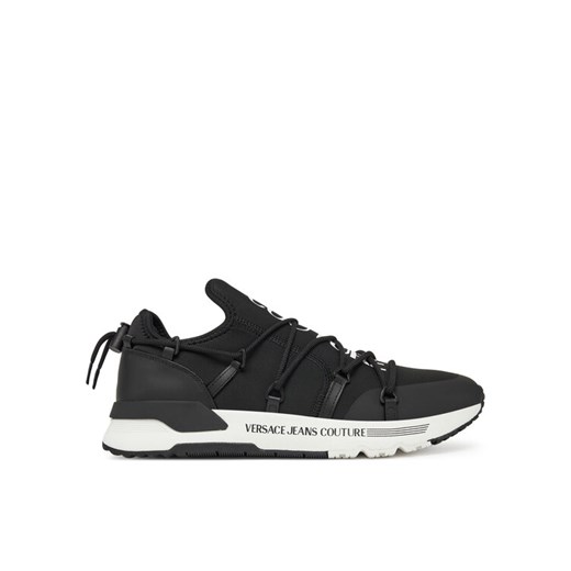 Sneakersy Versace Jeans Couture 78YA3SA6 Czarny ze sklepu eobuwie.pl w kategorii Buty sportowe męskie - zdjęcie 182028347