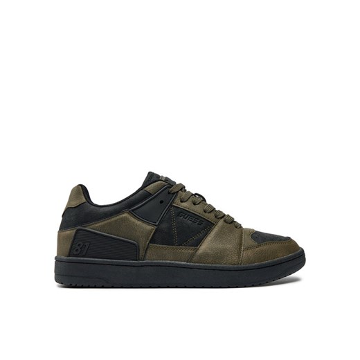 Sneakersy Guess Sava Low FMTSAL PEL12 Khaki ze sklepu eobuwie.pl w kategorii Buty sportowe męskie - zdjęcie 182028388