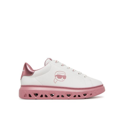 Sneakersy KARL LAGERFELD KL64525 Biały ze sklepu eobuwie.pl w kategorii Buty sportowe damskie - zdjęcie 182028479