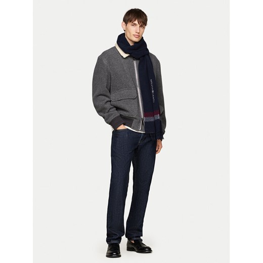 Szalik Tommy Hilfiger Corporate AM0AM12832 Granatowy ze sklepu eobuwie.pl w kategorii Szaliki męskie - zdjęcie 182028499