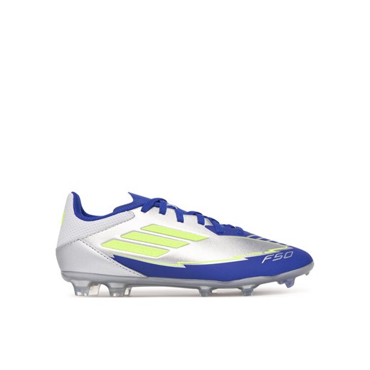 Buty do piłki nożnej adidas F50 League Messi Firm/Multi-Ground IH0924 Szary ze sklepu eobuwie.pl w kategorii Buty sportowe dziecięce - zdjęcie 182028506