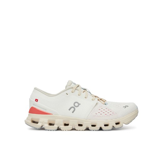 Buty do biegania On Cloud X 4 3WE30073297 Szary ze sklepu eobuwie.pl w kategorii Buty sportowe damskie - zdjęcie 182028909
