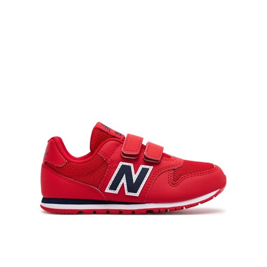 Sneakersy New Balance PV500CRN Czerwony ze sklepu eobuwie.pl w kategorii Buty sportowe dziecięce - zdjęcie 182029127