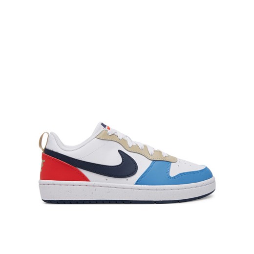 Sneakersy Nike Court Borough Low Recraft (GS) DV5456 Biały ze sklepu eobuwie.pl w kategorii Buty sportowe dziecięce - zdjęcie 182029298