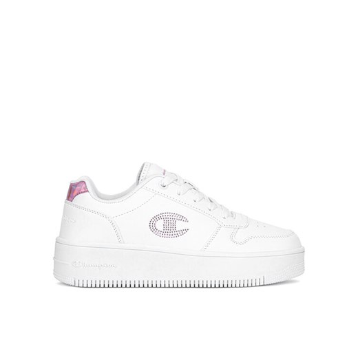 Sneakersy Champion RD18 PLAT GLITTER G GS S32872-WW010 Biały ze sklepu eobuwie.pl w kategorii Buty sportowe dziecięce - zdjęcie 182029326