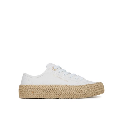 Espadryle Tommy Hilfiger T3A9-33732-0890100 Biały ze sklepu eobuwie.pl w kategorii Sandały dziecięce - zdjęcie 182029357