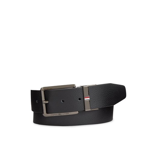 Pasek Męski Tommy Hilfiger AM0AM11618 Czarny ze sklepu eobuwie.pl w kategorii Paski męskie - zdjęcie 182029358