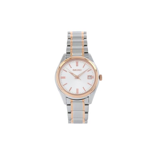 Zegarek Seiko Classic SUR322P1 Srebrny ze sklepu eobuwie.pl w kategorii Zegarki - zdjęcie 182029436