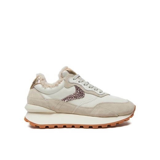 Sneakersy Voile Blanche Qwark Hype Fur Woman 0012017945.02.2B91 Beżowy ze sklepu eobuwie.pl w kategorii Buty sportowe damskie - zdjęcie 182029559
