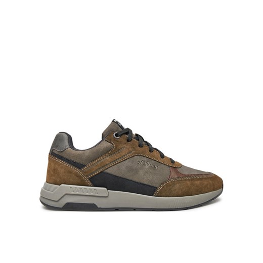 Sneakersy s.Oliver 5-13603-42 Khaki ze sklepu eobuwie.pl w kategorii Buty sportowe męskie - zdjęcie 182029687