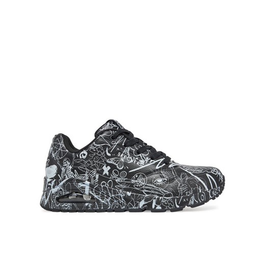 Sneakersy Skechers Street Uno - Process Sketch 177972/BKW Czarny ze sklepu eobuwie.pl w kategorii Buty sportowe damskie - zdjęcie 182029737
