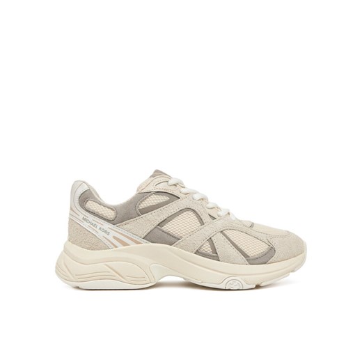Sneakersy MICHAEL Michael Kors Leo Trainer43R5LEFS2S Beżowy ze sklepu eobuwie.pl w kategorii Buty sportowe damskie - zdjęcie 182029769