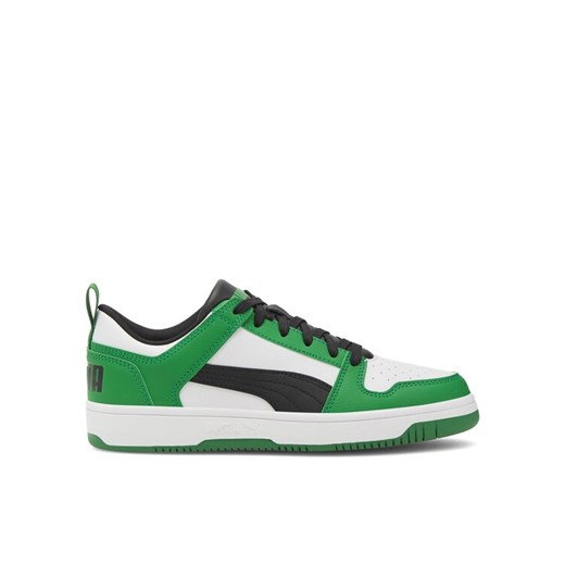 Sneakersy Puma REBOUND LAYUP LO SL JR 370490 24 Zielony ze sklepu eobuwie.pl w kategorii Buty sportowe dziecięce - zdjęcie 182029809