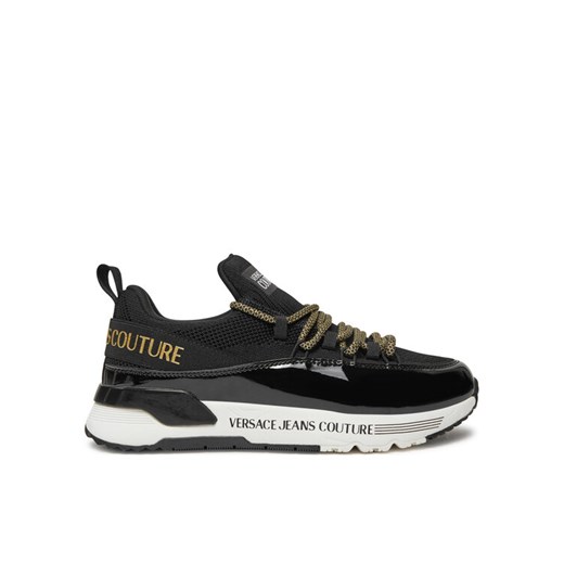 Sneakersy Versace Jeans Couture Dynamic 77VA3SAB Czarny ze sklepu eobuwie.pl w kategorii Buty sportowe damskie - zdjęcie 182029896