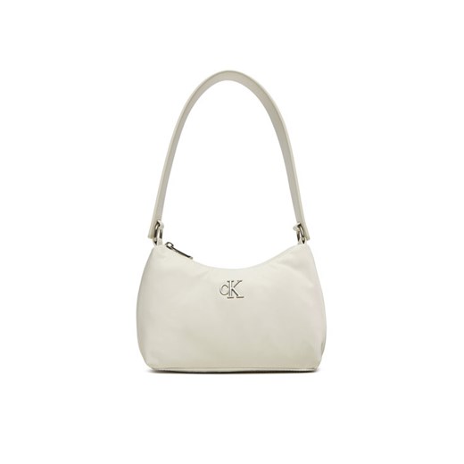 Torebka Calvin Klein Jeans K60K613124 Écru ze sklepu eobuwie.pl w kategorii Torebki damskie - zdjęcie 182030107