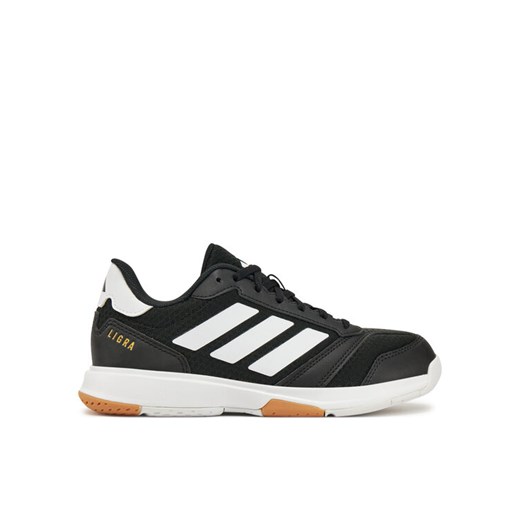 Buty halowe adidas Ligra 8 Indoor IH8119 Czarny ze sklepu eobuwie.pl w kategorii Buty sportowe damskie - zdjęcie 182030196