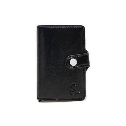 Etui na karty kredytowe Semi Line P8296-2 Czarny ze sklepu eobuwie.pl w kategorii Portfele męskie - zdjęcie 182030199