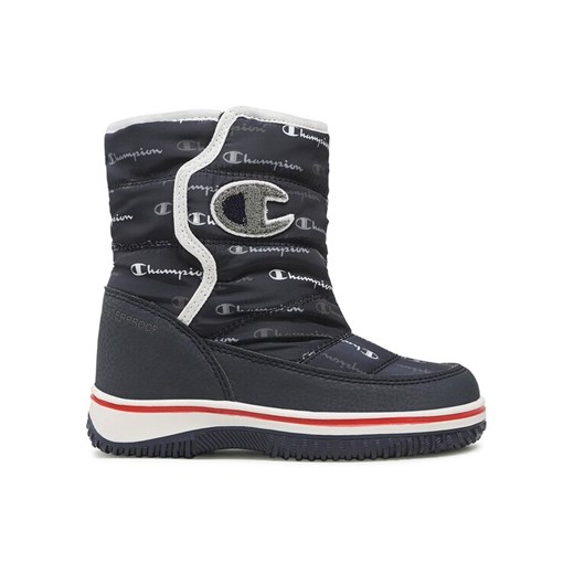 Śniegowce Champion High Cut Shoe Flakey B Ps S32443-CHA-BS501 Granatowy ze sklepu eobuwie.pl w kategorii Buty zimowe dziecięce - zdjęcie 182030205