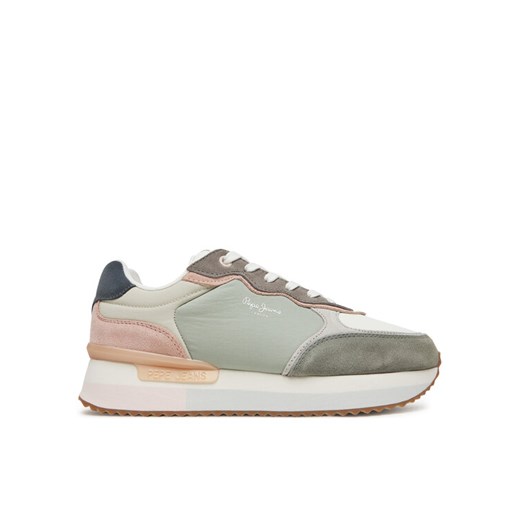Sneakersy Pepe Jeans PLS60034 Zielony ze sklepu eobuwie.pl w kategorii Buty sportowe damskie - zdjęcie 182030338