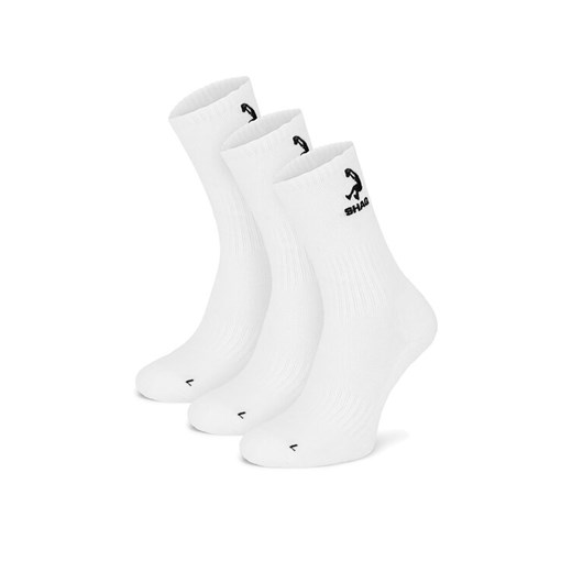 Skarpety Shaq AS_SHQ_H_001W_SS25 (3-PACK) Biały ze sklepu eobuwie.pl w kategorii Skarpetki męskie - zdjęcie 182030485
