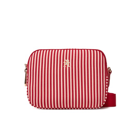 Torebka Tommy Hilfiger Poppy Summer Camera Bag AW0AW17231 Czerwony ze sklepu eobuwie.pl w kategorii Listonoszki - zdjęcie 182030516