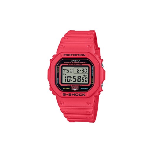 Zegarek G-Shock Energy Pack DW-5600EP-4ER Czerwony ze sklepu eobuwie.pl w kategorii Zegarki - zdjęcie 182030519