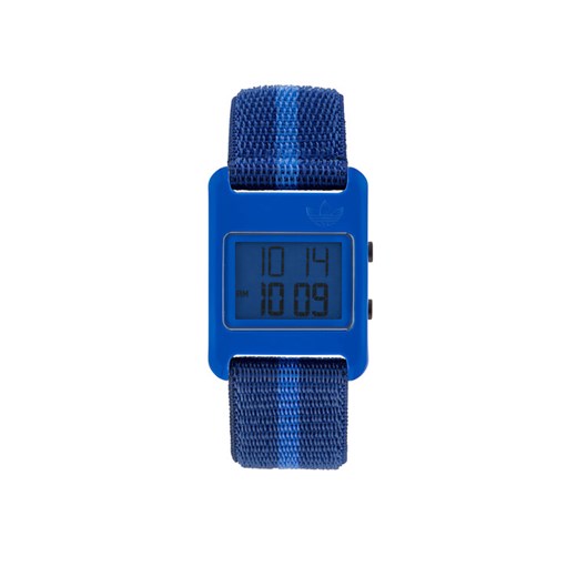 Zegarek adidas Originals Retro Pop Digital Watch AOST23070 Niebieski ze sklepu eobuwie.pl w kategorii Zegarki - zdjęcie 182030679