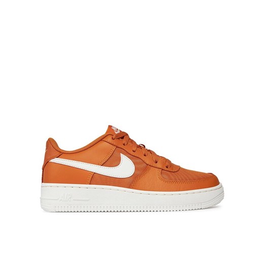 Sneakersy Nike Air Force 1 Lv8 (GS) DX1656 800 Brązowy ze sklepu eobuwie.pl w kategorii Buty sportowe dziecięce - zdjęcie 182030685