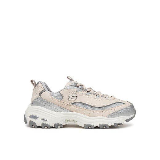 Sneakersy Skechers D'Lites-Chromatic 150246/NTSL Beżowy ze sklepu eobuwie.pl w kategorii Buty sportowe damskie - zdjęcie 182030798