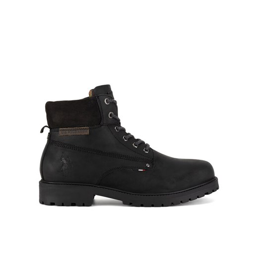 Trapery U.S. Polo Assn. YUMI002M/DL1 Czarny ze sklepu eobuwie.pl w kategorii Buty zimowe męskie - zdjęcie 182031179