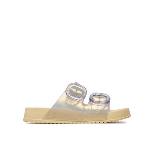 Klapki Melissa Mini Melissa Cozy Slide Inf 35685 Żółty ze sklepu eobuwie.pl w kategorii Klapki dziecięce - zdjęcie 182031346