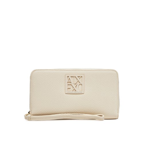 Duży Portfel Damski Armani Exchange XW000361 AF11902 U1074 Biały ze sklepu eobuwie.pl w kategorii Portfele damskie - zdjęcie 182031396