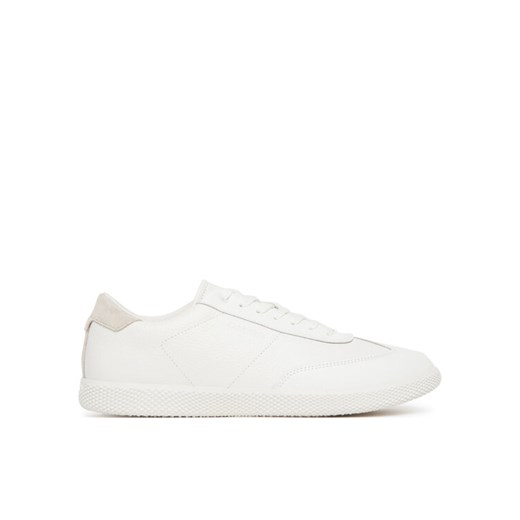 Sneakersy Calvin Klein Low Top Lace Up Tmbl Lth HM0HM01803 Biały ze sklepu eobuwie.pl w kategorii Buty sportowe męskie - zdjęcie 182031478